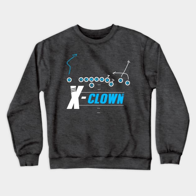 X-Clown Crewneck Sweatshirt by ThePunkPanther